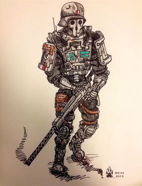 Wolfenstein The New Order Trooper By Briksicewolf On Deviantart