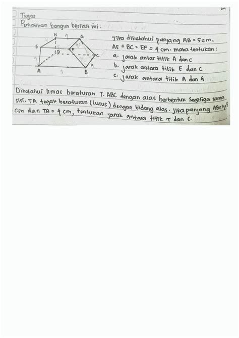 Solution Dimensi Tiga Latihan Soal Jarak Titik Ke Titik Dan