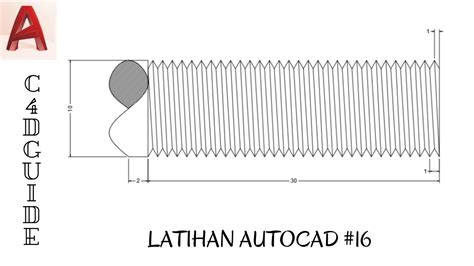 Detail Gambar Ulir Pada Autocad Koleksi Nomer 6