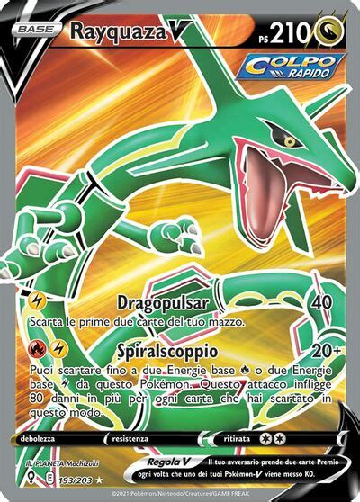 Rayquaza V Evoluzioni Eteree Pok Mon Central Wiki