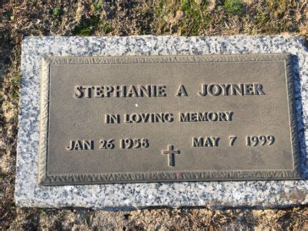 Stephanie Anne Joyner 1958 1999 Mémorial Find a Grave