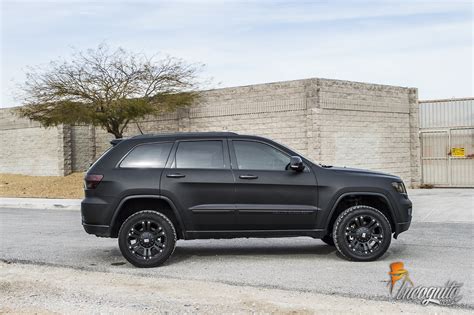 Jeep Grand Cherokee Matte Black With Chrome Delete — Incognito Wraps