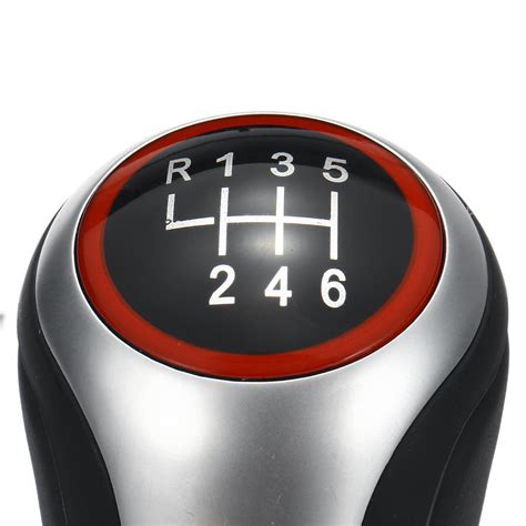 6 Speed Shift Gear Knob For Vw Golf Mk5 Mk6 Mk7 Jetta Eos Scirroco