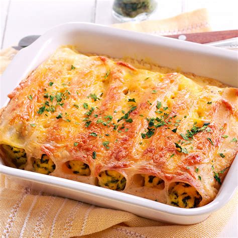 Recette Cannelloni épinards ricotta et béchamel