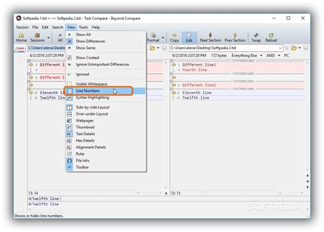 Use Diff Tools To Compare Text Files And Spot The Differences