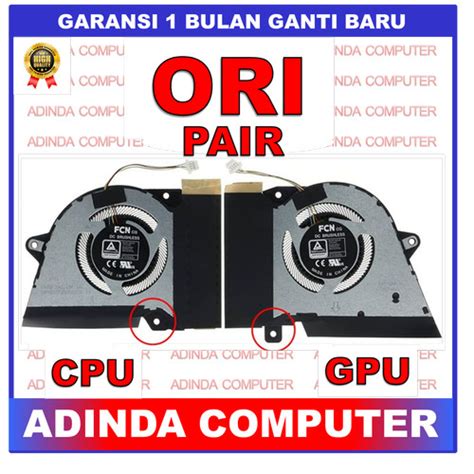 Jual Fan Asus Rog Zephyrus G14 Ga401 Ga401q Ga401qc Pair Ori Kab