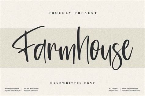 Farmhouse Font - Dfonts