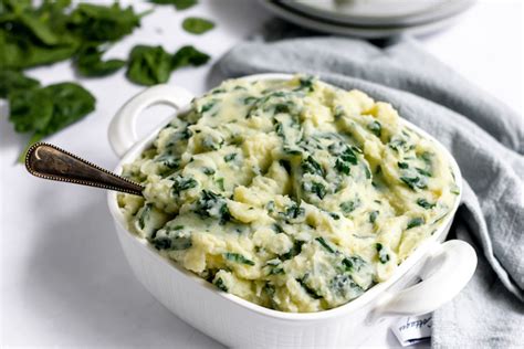 Spinach Mashed Potatoes Frugal Farm Wife