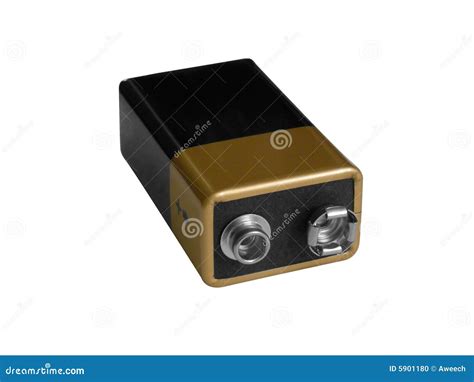 battery stock photo image  alkaline positive polarity