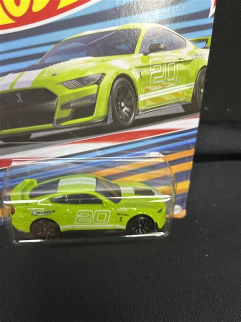 2022 Hot Wheels 2020 Ford Mustang Shelby Gt500 Green Themed Exotics