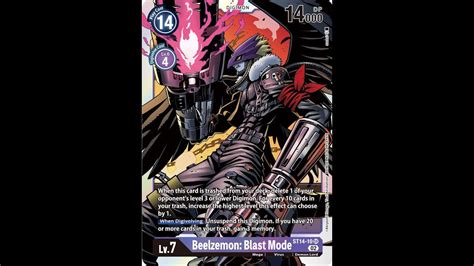 The Most Winning Beelzemon X Deck Profile Digimon TCG BT12 YouTube