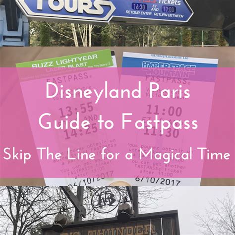 Disneyland Paris Fastpass Replacement