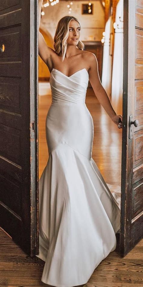 Satin Mermaid Wedding Dresses Options For Extraordinary Brides