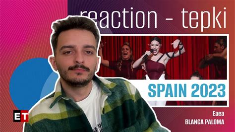 Reaction Blanca Paloma Eaea Eurovision Spain Help