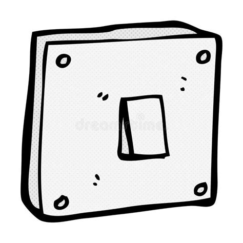 Comic Cartoon Light Switch Stock Illustration Illustration Of Light