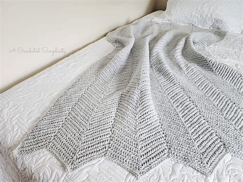 Ravelry Herringbone Single Crochet Ripple Blanket Pattern By Jennifer