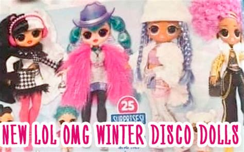 LOL OMG Winter Disco 4 pack doll set - YouLoveIt.com