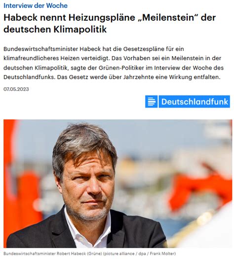 Habeck Interview Der Woche Jeder Hat Das Recht