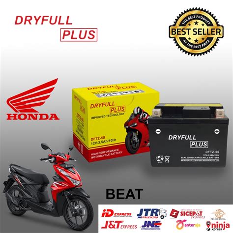 Jual Aki Motor Honda Beat Accu MF GTZ5S AKI DRYFULL DFTZ5S Shopee