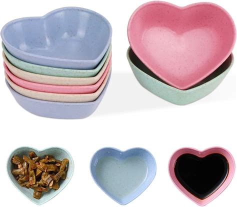 Amazon Beautyflier Pack Of Heart Shaped Ceramic Sauce Dishes