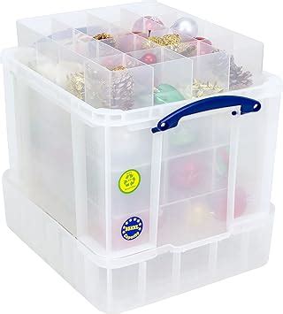 Really Useful Plastic Storage Box Litre With Xxl Lid With Trays