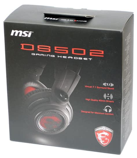 Msi Ds502 Gaming Headset Review Eteknix