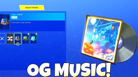 Og Lobby Music Is Back Fortnite Battle Royale Youtube