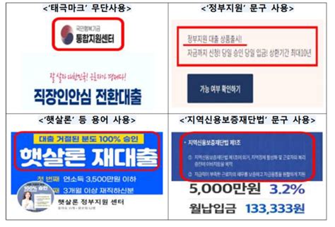 금감원 불법 대부광고 사이트 283개 적발