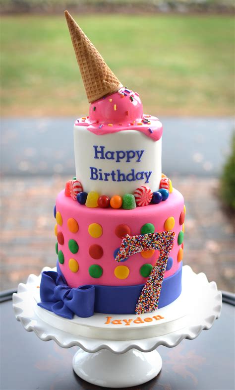 Katy Perry Candy Tour Inspired Birthday Cake - CakeCentral.com