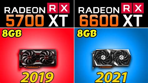 Rx 5700 Xt Vs Rx 6600 Xt How Much Performance Difference In 2022 Youtube