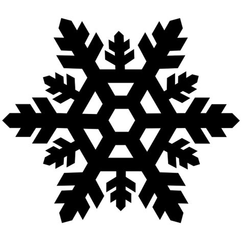 Thick Snowflake Sticker