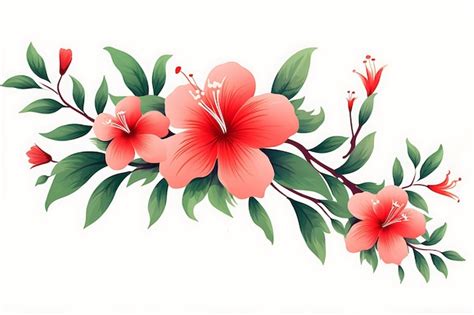 Premium Vector | Floral swag wallpaper