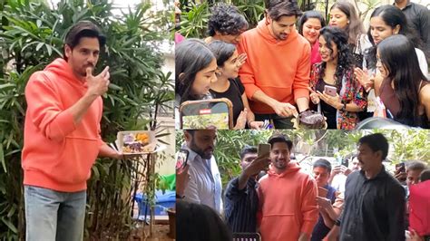 Sidharth Malhotra Celebrates His Birthday With Media Paps And With His