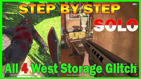 Solo Step By Step How To Do All West Storage Glitch In Cayo Perico