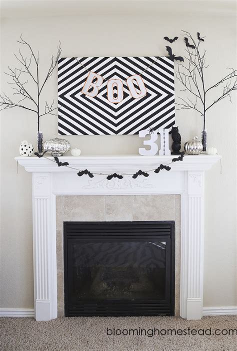 Spooktacular Halloween Ideas For Your Fireplace Mantel Decoist