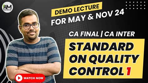 Audit SQC 1 May 24 And Nov 24 CA Final CA Inter Audit Sanidhya