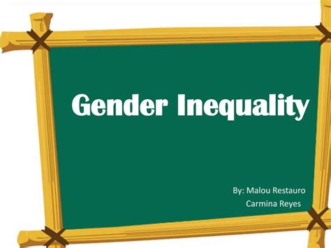 Ppt Gender Inequality Powerpoint Presentation Free Download Id6404600