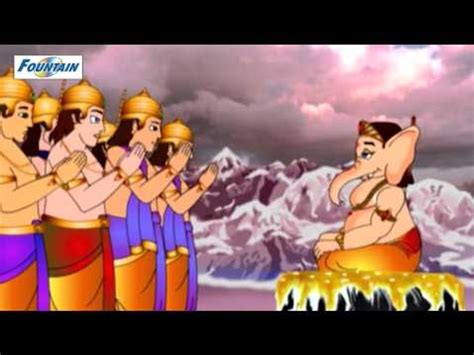 Stories Of Lord Ganesha Ganesha Curses The Moon English Video