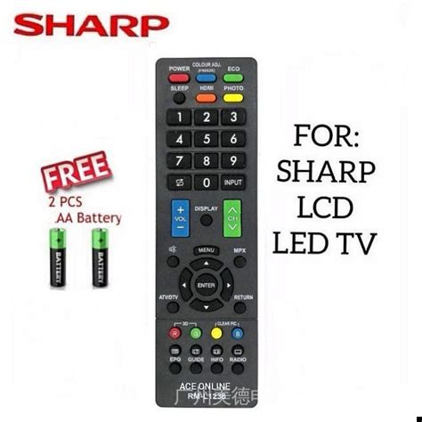 Sharp TV LED LCD Remote Control Replacement RM L1238 Lazada PH