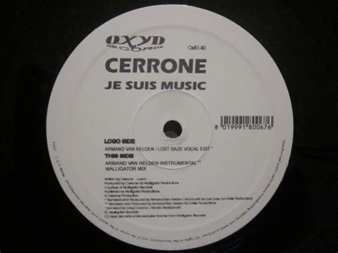 Cerrone Je Suis Music 2004 Vinyl Discogs