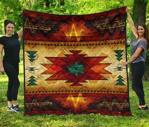 Southwest Brown Symbol Native American Premium Quilt – 49native.com