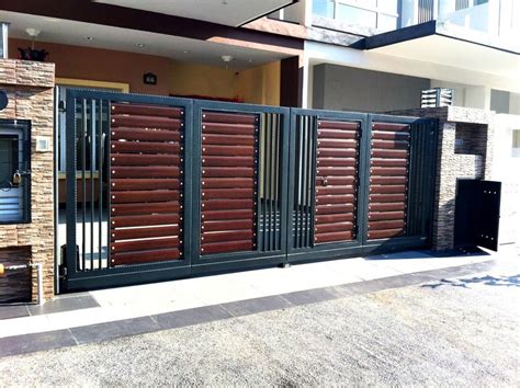 Automatic Electric Gates In Contemporary 2 Style Elite Gates House