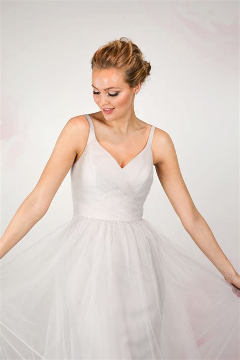 Glitter Tulle A Line Dress Emma Bridals