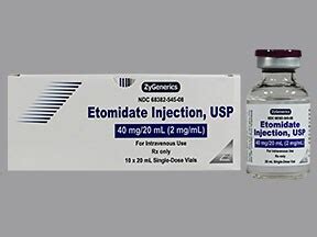 Amidate (etomidate) dosing, indications, interactions, adverse effects ...