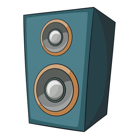 Music Speaker Icon Cartoon Style 15222932 Vector Art At Vecteezy