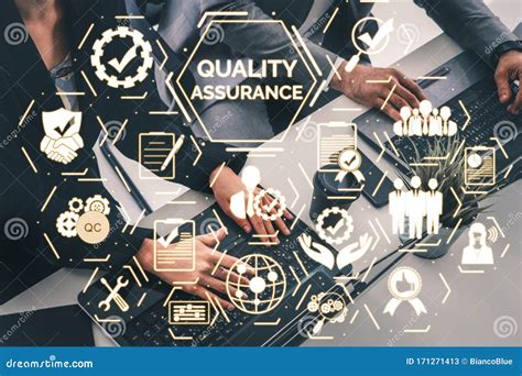 Qa Quality Assurance And Quality Control Concept Stock Image Image Of