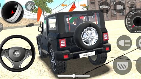 Mahindra Thar 3D Gameplay Indian Car Simulator 3D Game Gadi Wala