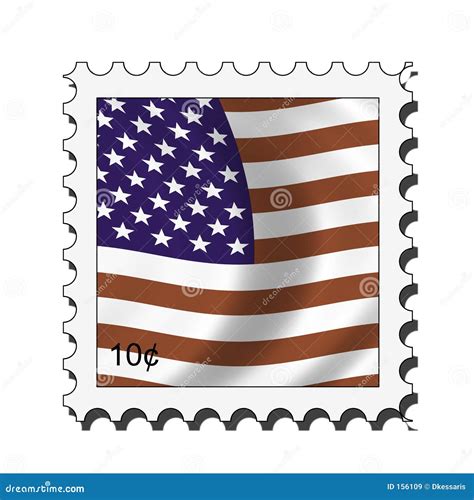 Usa American Stamp Stock Illustration Illustration Of Deliver 156109