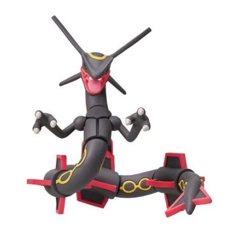 Pokemon Shiny Black Rayquaza Takara Tomy Monster Collection