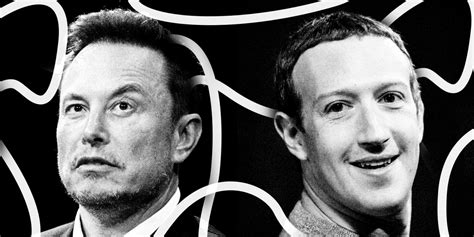 Roma 26 Agosto Lotta Tra Elon Musk E Mark Zuckerberg